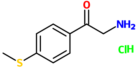 (image for) MC085054 2-[4-(Methylsulfanyl)phenyl]-2-oxoethanaminium chloride
